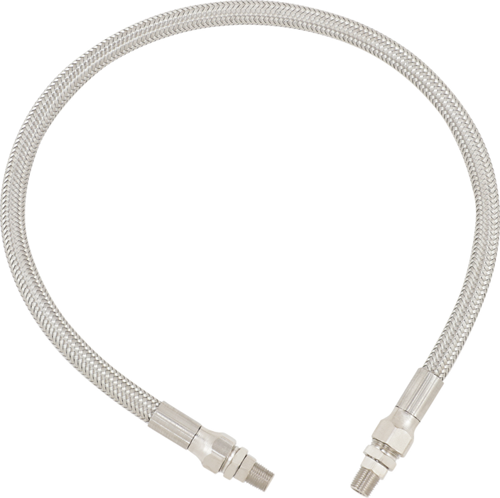 Universal Oil Line - Stainless Steel - 22"