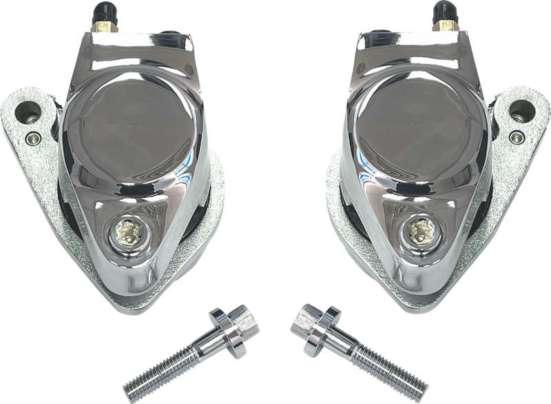 Front Caliper - Chrome - Dual Kit