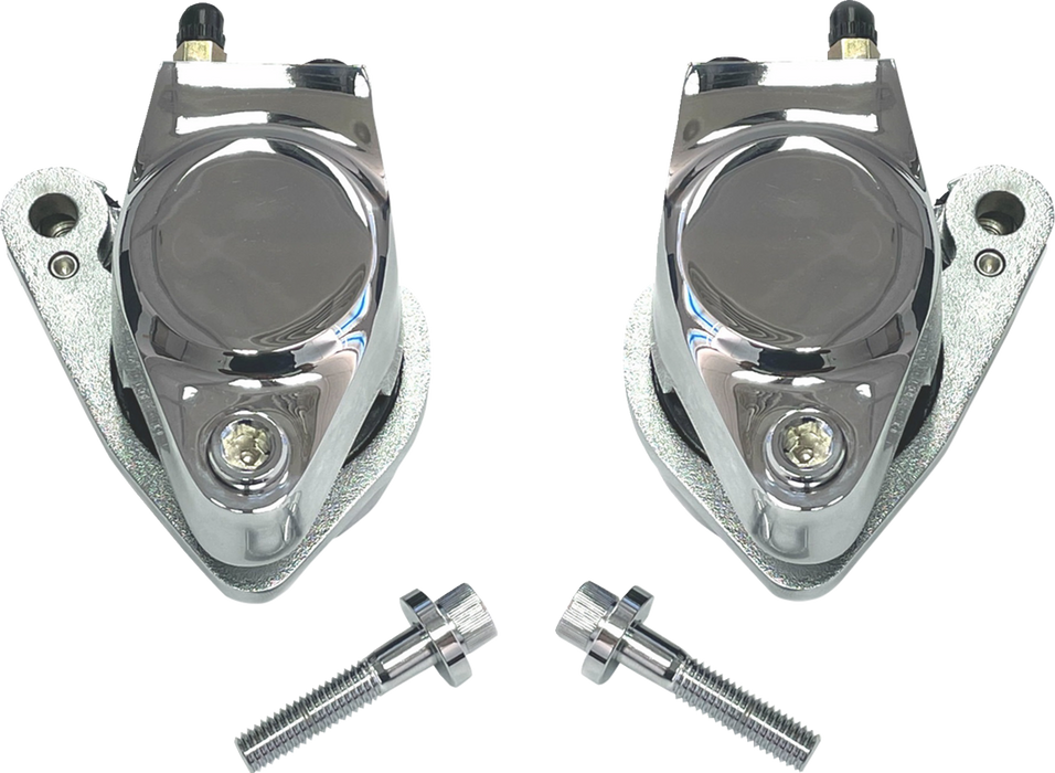 Front Caliper - Chrome - Dual Kit