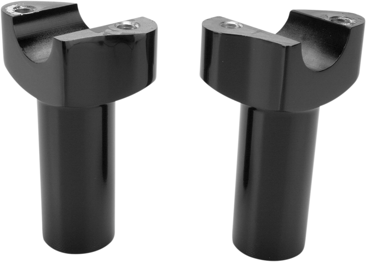 Forged Aluminum Handlebar Risers - Straight - 3-1/2