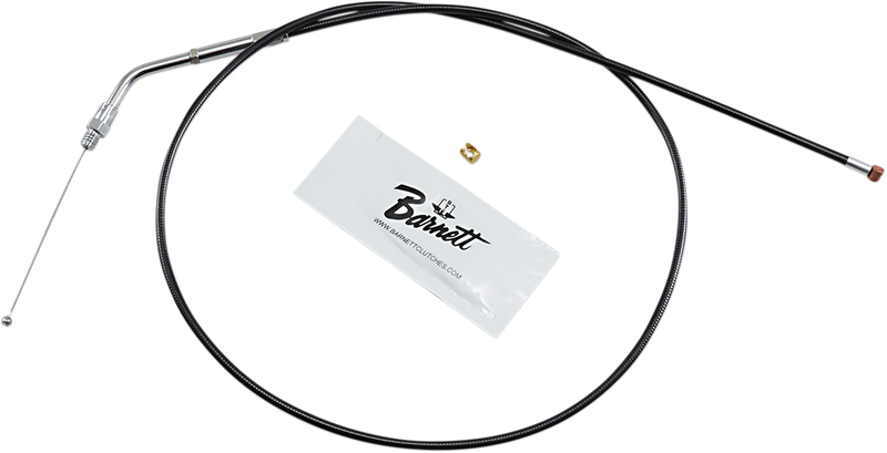 Black Vinyl Throttle Cable - +6" Size - 39" Length