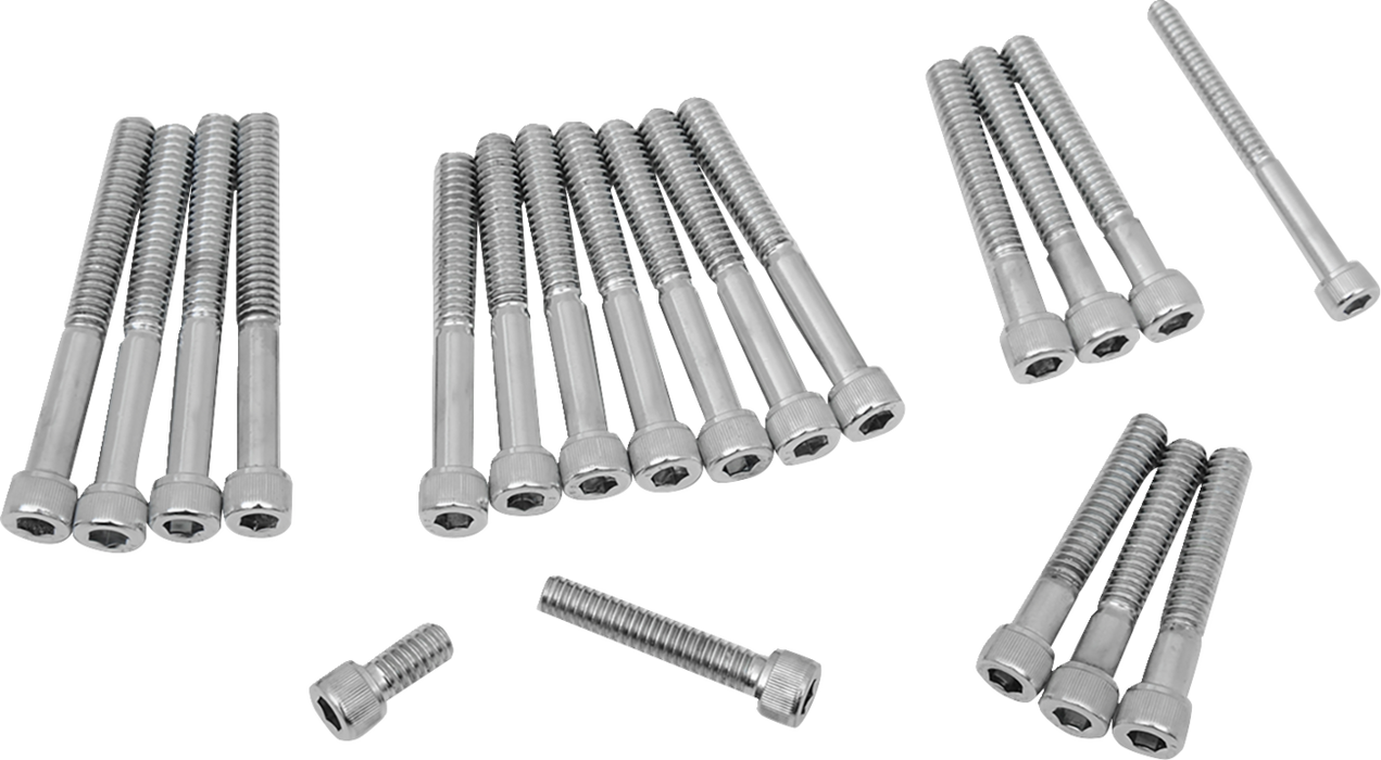 Bolt Set - Cam/Primary Cover - Socket-Head/Knurled - '71-'76 Sportster