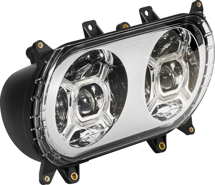 LED Headlight - Chrome - FLTR