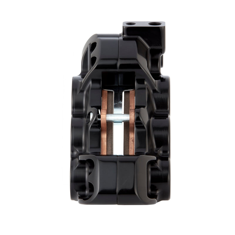 6-Piston Differential Bore Brake Calipers, 11.8" Black