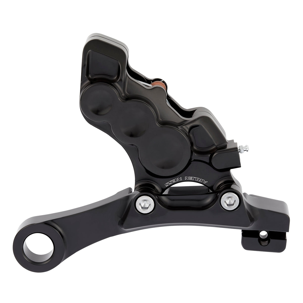 Rear 6-Piston Differential Bore Brake Calipers, Black — Ramjet Racing