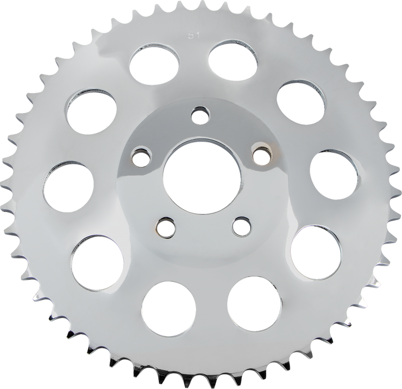 Rear Sprocket - Chrome - 51 Tooth
