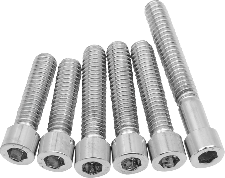 Bolt Kit - Cam Cover - Smooth - Chrome - '70-'84 Harley-Davidson