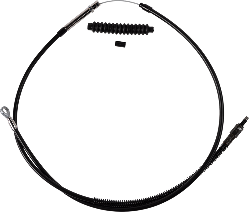 High-Efficiency Black Vinyl Clutch Cable - Standard Size