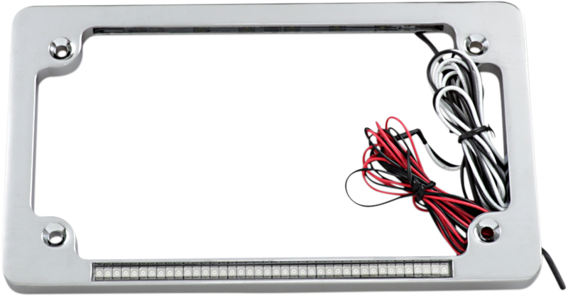 Dual License Plate Frame - Chrome