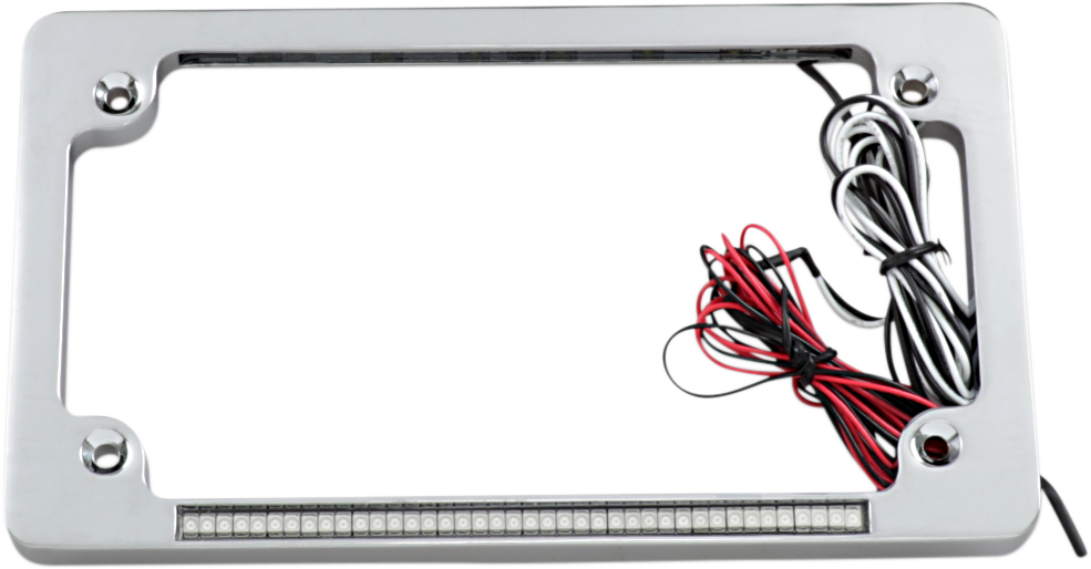 Dual License Plate Frame - Black