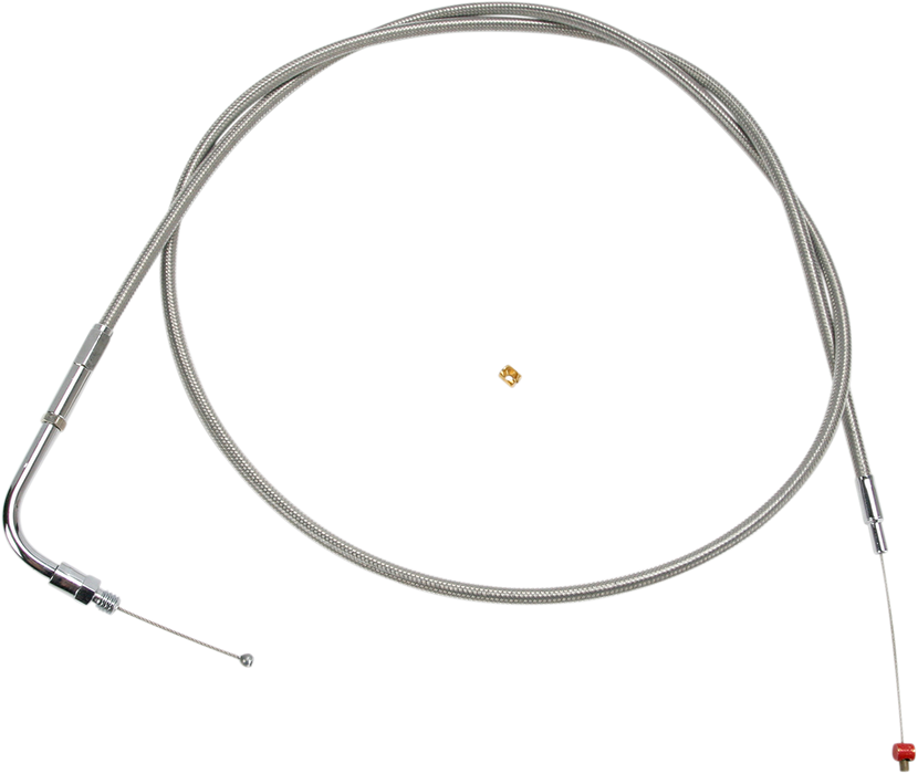 Stainless Steel Throttle Cable - +6" - '90-'95 Touring