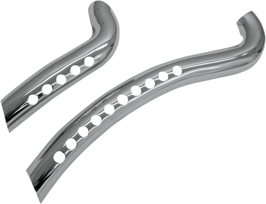 Sweeper Heat Shields - Chrome