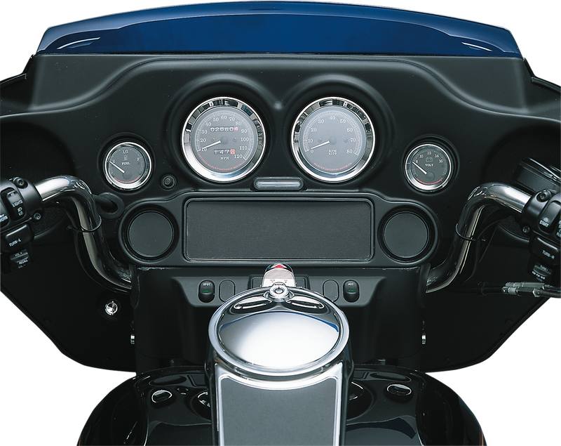 Instrument Gauge Bezel - Chrome - 3.62" Diameter