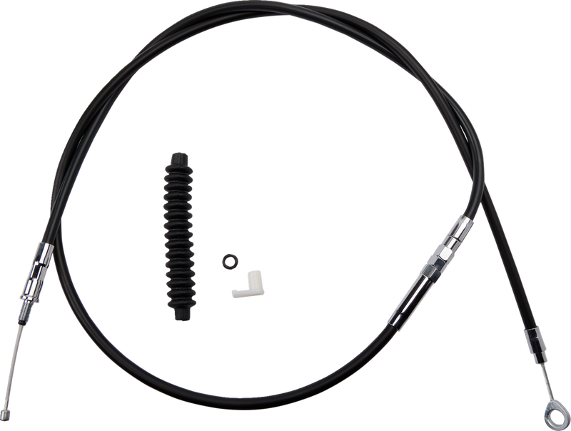 High-Efficiency Black Vinyl Clutch Cable - 68-11/16"