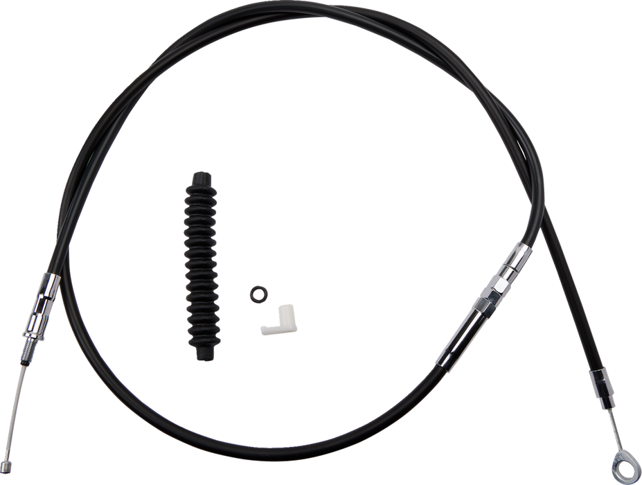 High-Efficiency Black Vinyl Clutch Cable - 68-11/16"