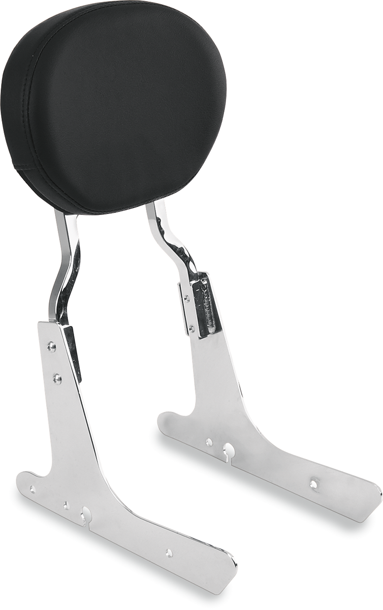 Smooth Oval Sissy Bar Pad - Black