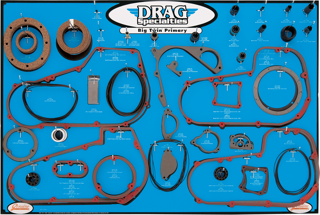 Gasket, Seal, and O-ring Display - '99-'06 Twin-Cam 5-Speed Primaries