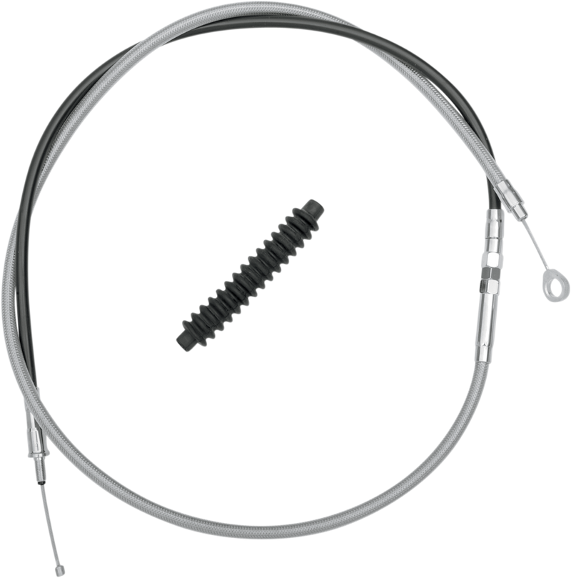 High-Efficiency Braided Stainless Steel Clutch Cable - 66-15/16"