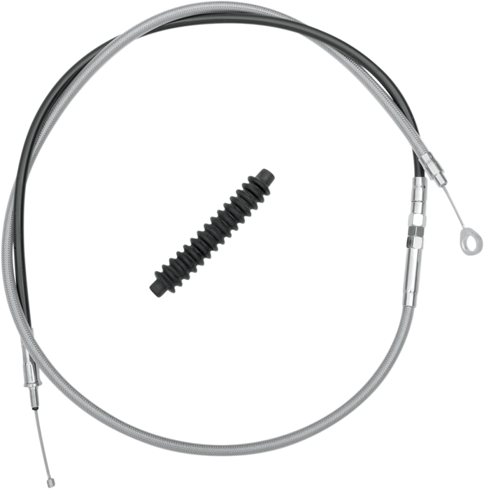 High-Efficiency Braided Stainless Steel Clutch Cable - 66-15/16"