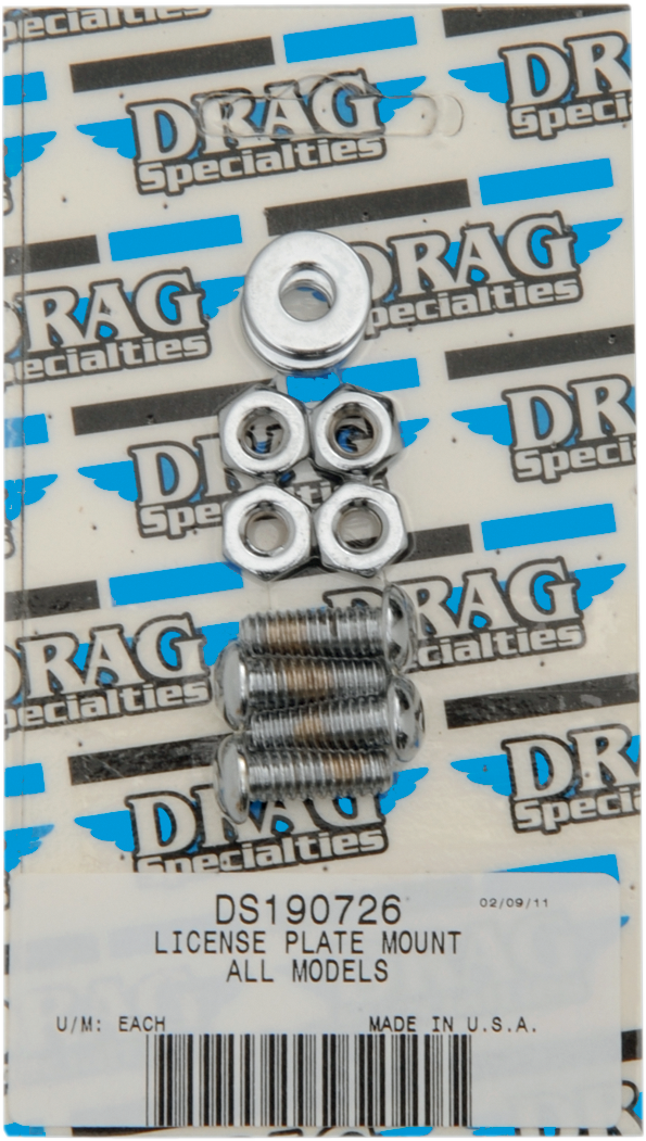 Bolt Set - License Plate Mount - Socket-Head