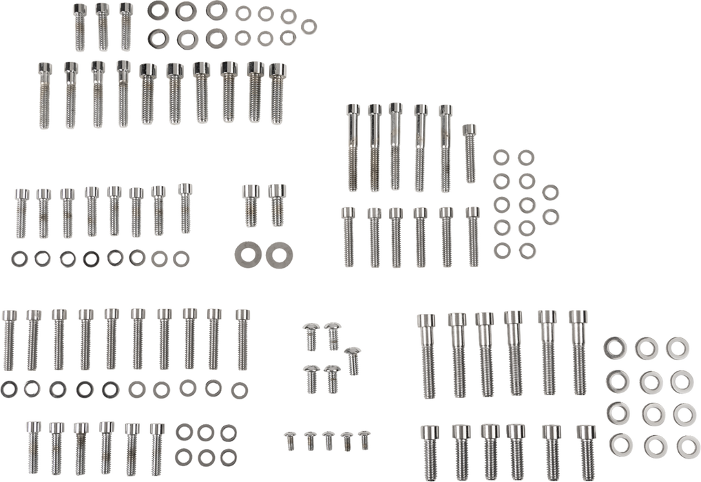 Bolt Kit - Complete Motor - Knurled/Socket-Head - '07-'17 Softail/Dyna