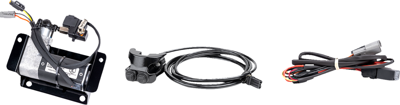 AIR-A M-Eight Softail AIR Suspension - Black - M8