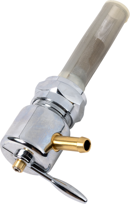 Fuel Petcock - Forward Facing - Chrome