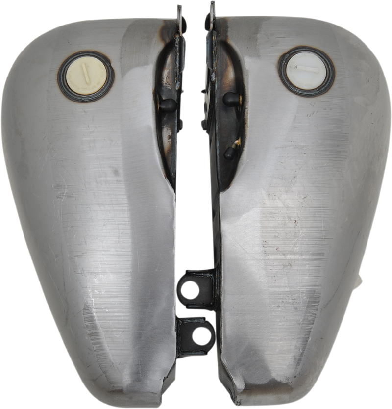 Fat Bob Style Gas Tanks - Flatside - 6 Gallon