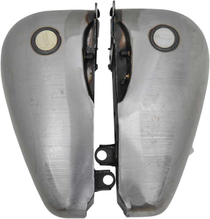 Fat Bob Style Gas Tanks - Flatside - 6 Gallon
