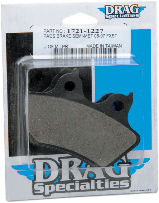 Semi-Metallic Brake Pads - Rear - HD Softail