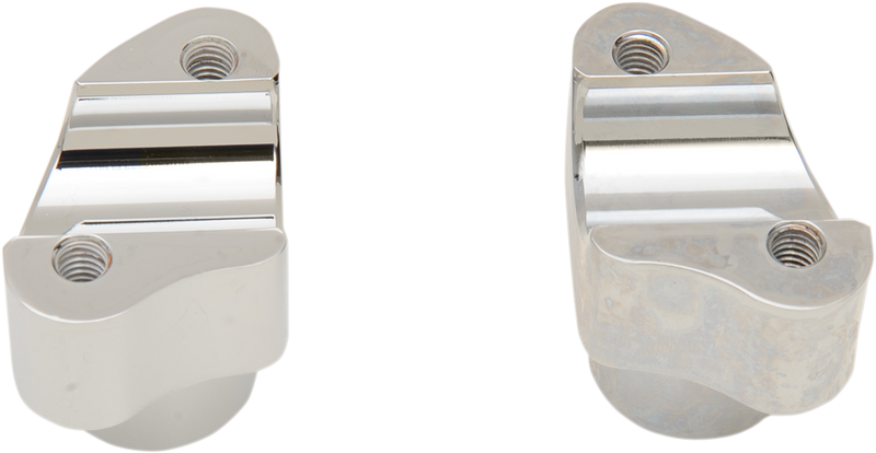 Buffalo Billet Aluminum Handlebar Risers - 1-1/2" - Chrome