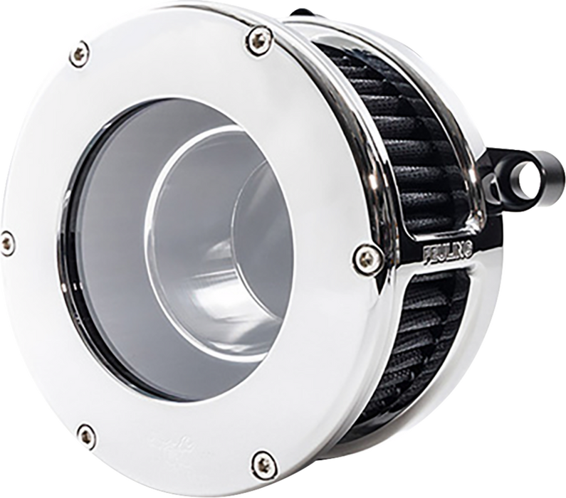 BA Air Cleaner Kit - Chrome/Clear with Black Filter - M8