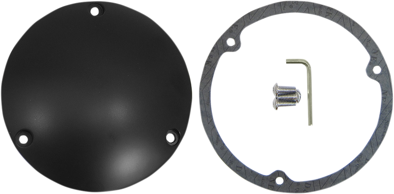 Derby Cover - Matte Black - 3 Hole - '70-'98 Big Twin