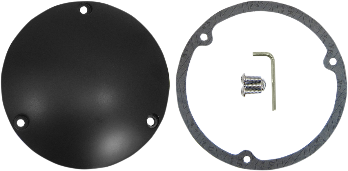 Derby Cover - Matte Black - 3 Hole - '70-'98 Big Twin