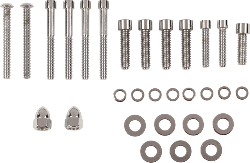 Bolt Set - Transmission End Cover/Bearing Support Plate - Smooth - Softail/Dyna