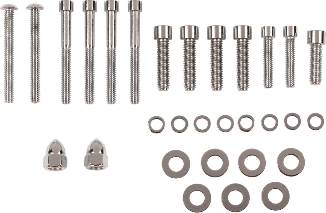 Bolt Set - Transmission End Cover/Bearing Support Plate - Smooth - Softail/Dyna
