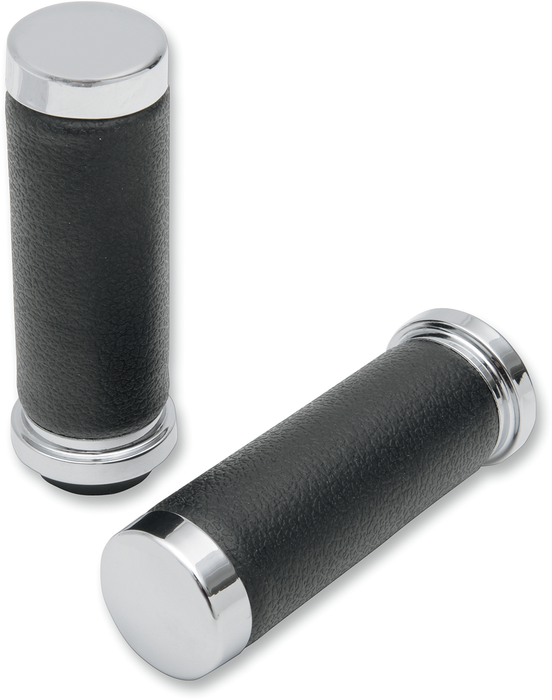 Textured Black Rubber Grips - Cable