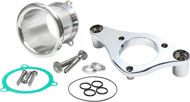 3" Velocity Stack with Backing Plate Kit - Chrome