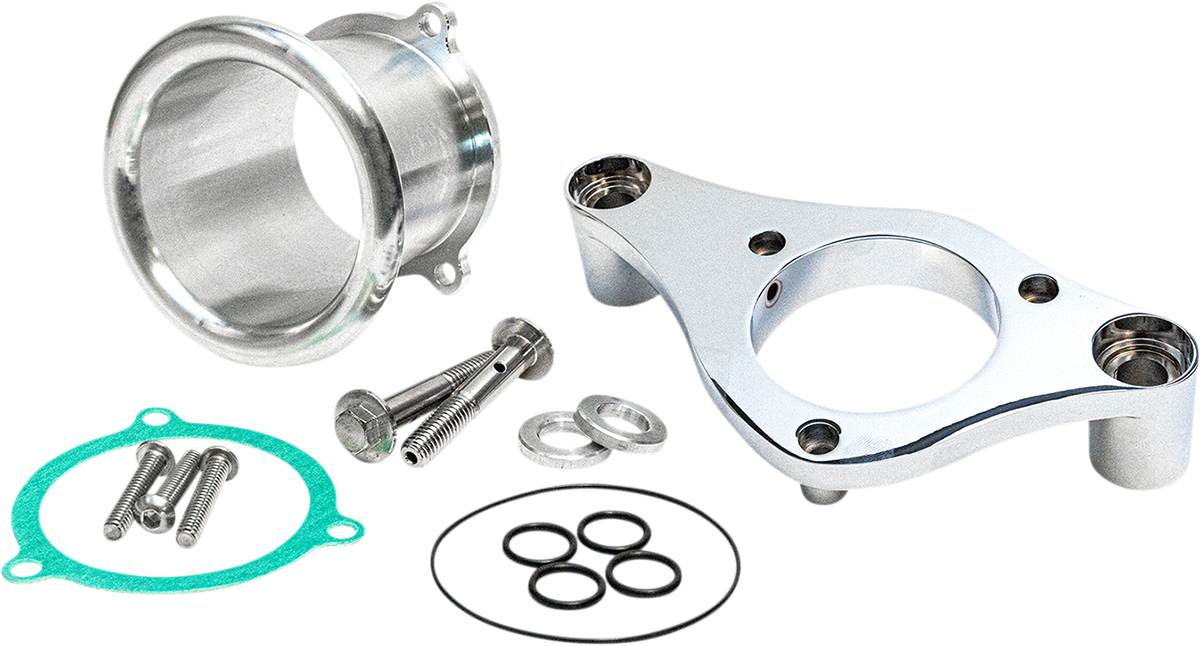 3" Velocity Stack with Backing Plate Kit - Chrome