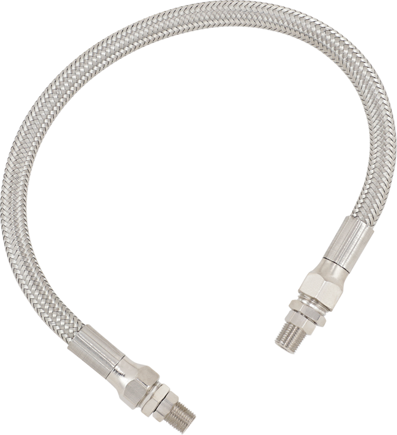 Universal Oil Line - Stainless Steel - 15"