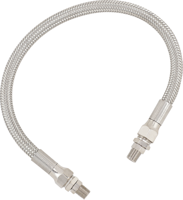 Universal Oil Line - Stainless Steel - 15"