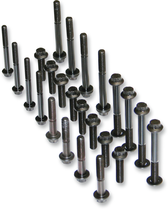 Fastener Kit - External Primary/Transmission - 12-Point/Dress-Up - FL