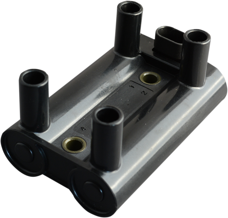 Dual-Fire Ignition Coil - Black - Harley Davidson