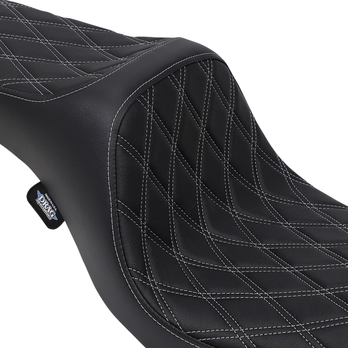 Predator III Seat - Double Diamond - Silver Stitching - FXD/FLD '06-'17