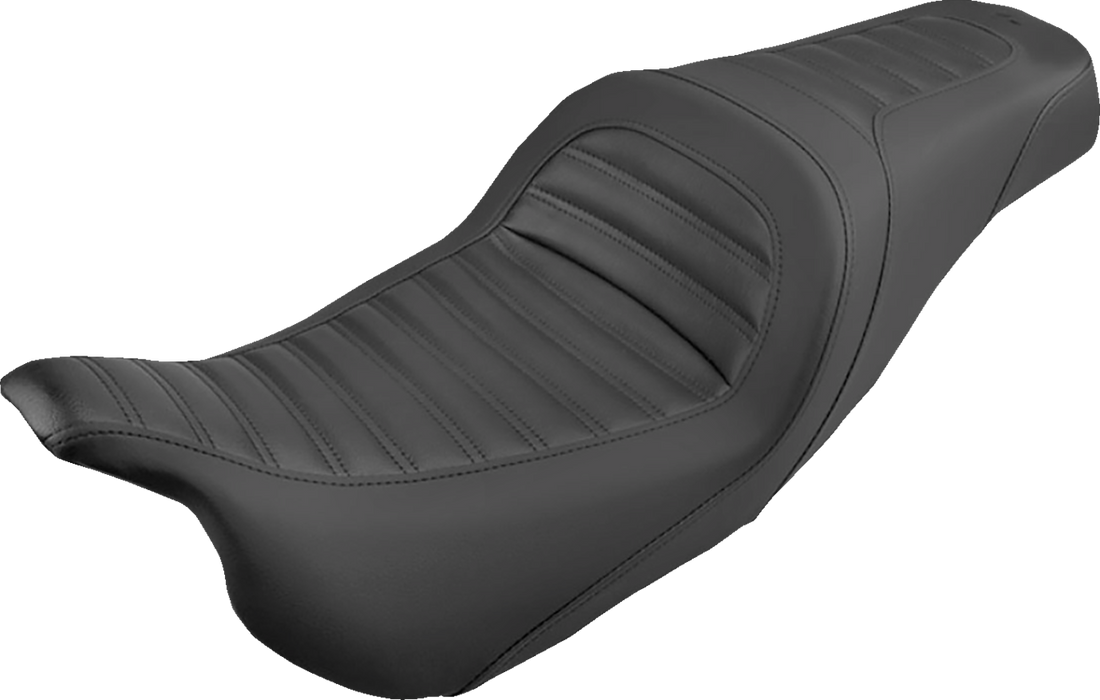 Slim Roll & Pleat Seat - Black