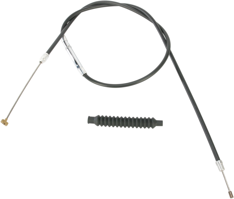High-Efficiency Black Vinyl Clutch Cable - +6" Size