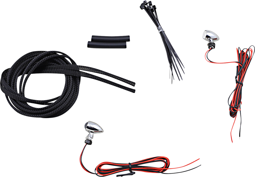 Micro Turn Signals - Red -Black