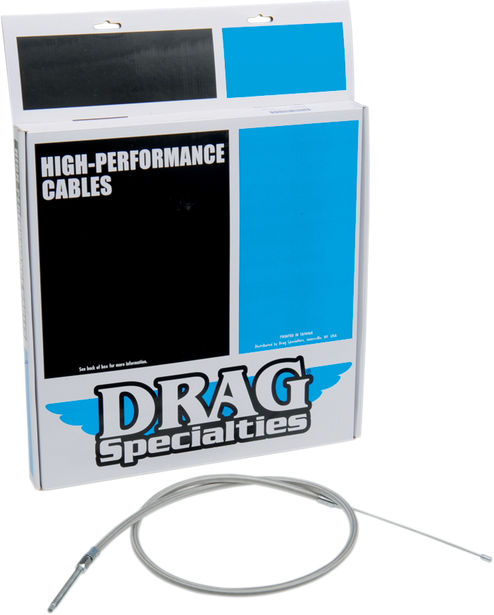 High-Efficiency Braided Stainless Steel Clutch Cable - 55"
