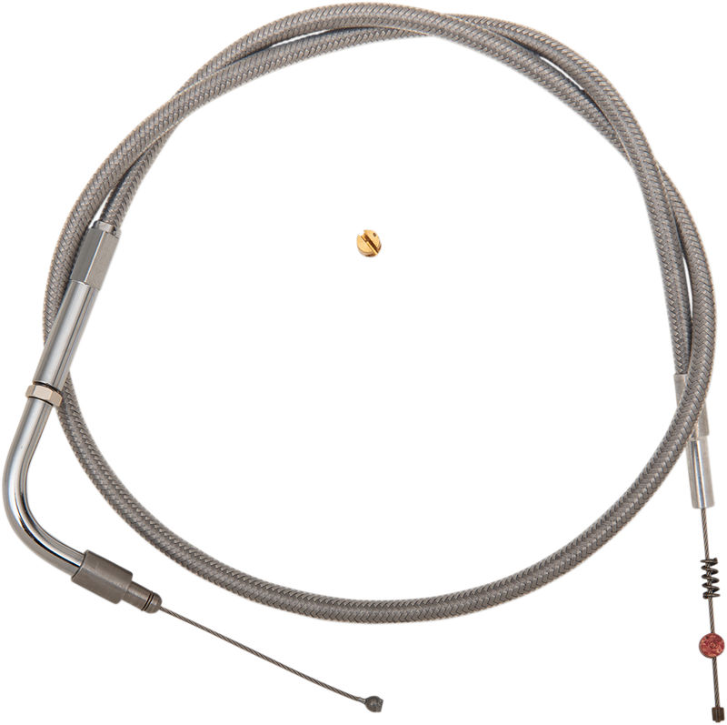 Stainless Steel Idle Cable - '99-'13 Softail
