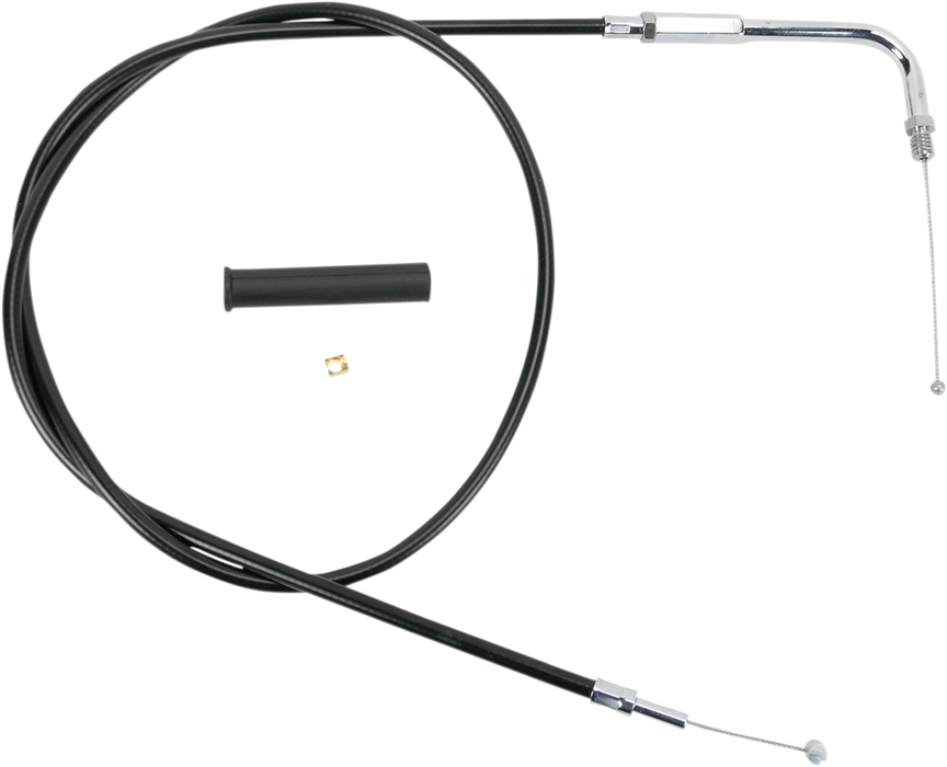 Black Vinyl Throttle Cable - 48"